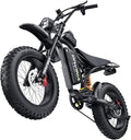 Electric Bike for Adults-3000W/5000W Peak, 60V 32/36AH Battery, 40/45MPH 100 Miles Long Range Ebike, Fat Tire 20Inch, 7-Speed Hydraulic Brake, Electric Dirt Bike Snow Commuter