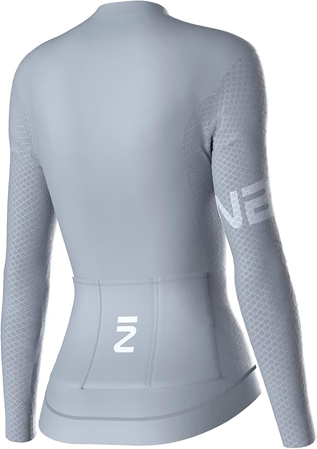 INBIKE Cycling Jersey Women Long Sleeves Bike Shirts with Pockets Quick Dry Bicycle Clothing for Road Biking Riding