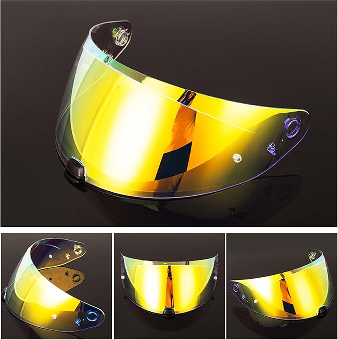 Helmet Visor Replacement Face Shield for HJ-31 i70/i10 Shield Visor Wind Shield Helmet Lens (Deep Grey)