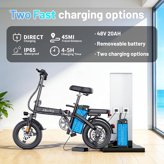 Fat Tire Electric Bike for Adults - UL2849 Certified, 48V Battery, Foldable & Non-Foldable Options, 30-40MPH, LCD Display, Urban Commuter Ebike