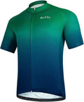 ROTTO Cycling Jersey Mens Bike Shirt Short Sleeve Gradient Color Series