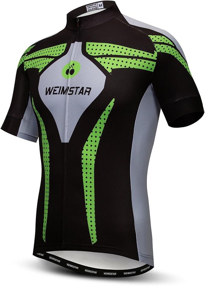 Men's Cycling Jersey Short Sleeve Bike Shirts Bicycle Jacket with Pockets
