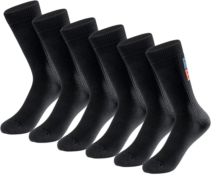 ROCKBROS Cycling Socks,Crew Length Bike Socks,Shock-Absorbing & Non-Slip,4-Season Versatilefor Men Women