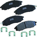 Bendix Premium SBC830 Ceramic Front Brake Pads for Nissan Frontier 2004-2003, Xterra 2004-2000