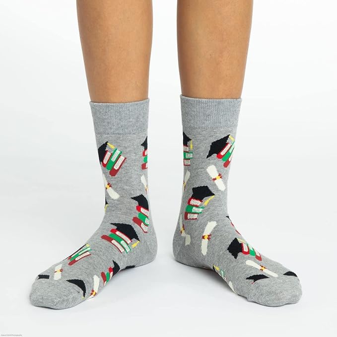 Good Luck Sock Novelty Crew Socks for Adults - For Men, Women and Teens