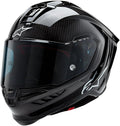Alpinestars Supertech R10 Solid Helmet, Carbon Shell, CE-Certified, Advanced Ventilation & Fit