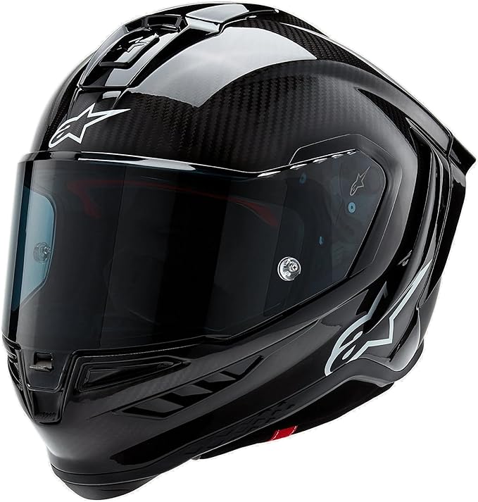 Alpinestars Supertech R10 Solid Helmet, Carbon Shell, CE-Certified, Advanced Ventilation & Fit
