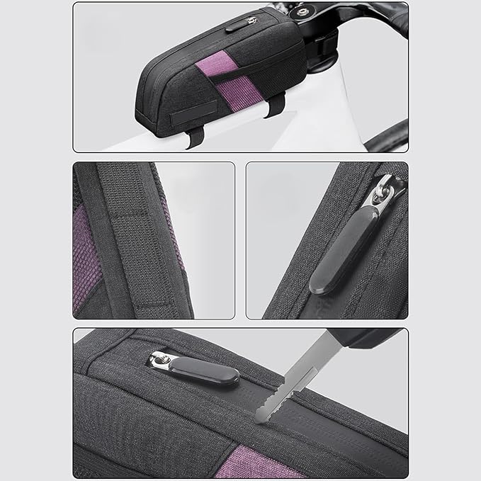 Large Capacity Bikes Front Frame Bag Light Weight Bike Storage Pouches Cyclings Saddles Top Tube Bags Bicycles Frame