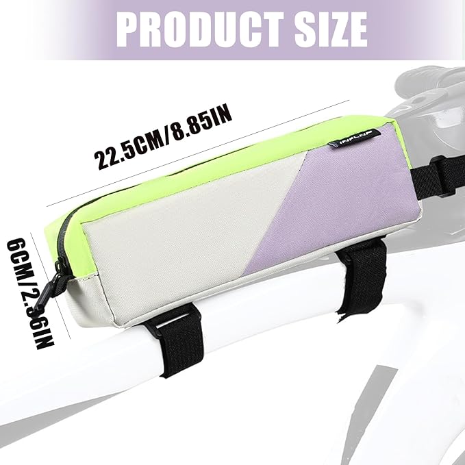 Durability Waterproofed Bike Frame Bag Quickly Install Bicycles Top Tube Pack for Long Distances Cycling