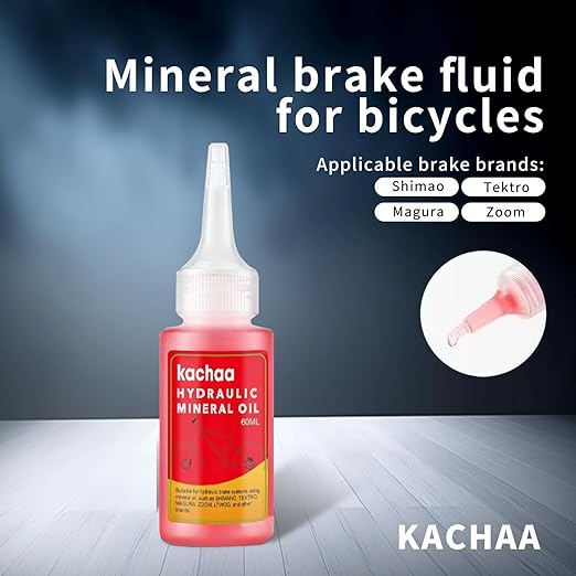 Brake Bleed Kit for Shimano, TEKTRO, Magura, TRP, Hayes, Formula, Giant.Mountain Bike Brake Bleed Kit Includes Transparent Funnel, 120ML Mineral Oil Brake Fluid.