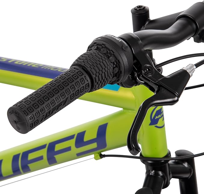 Huffy Stone Mountain Bike for Men and Women, 20”/24”/26”, 6-Speed (20”) or 21-Speed, Front or Dual Suspension (Varies), Multiple Colors, Adjustable Saddle, Shimano Equipped, All-Terrain Tires
