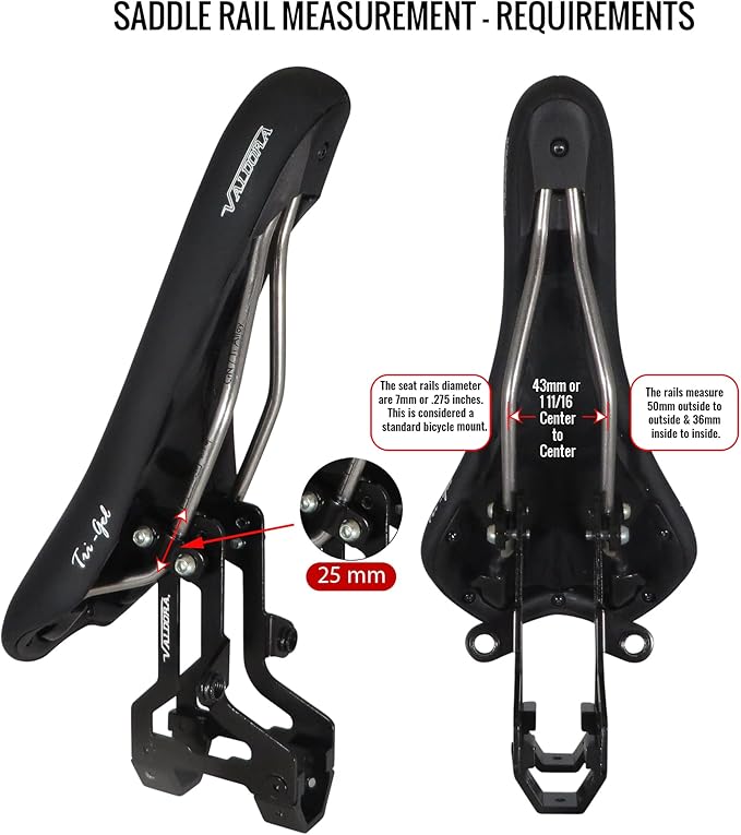 Bike Seat Water Bottle Holder | Behind Saddle Bottle Cage Rack Rack With 2 Bottle Cages | A Key Triathlon Bike Accessory | Behind Seat Bottle Holder That Performs | For Road Tri Specific Bikes