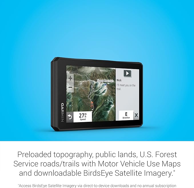 Garmin Tread Powersport Off-Road Navigator, Includes Topographic Mapping, Private and Public Land Info and More, 5.5" Display