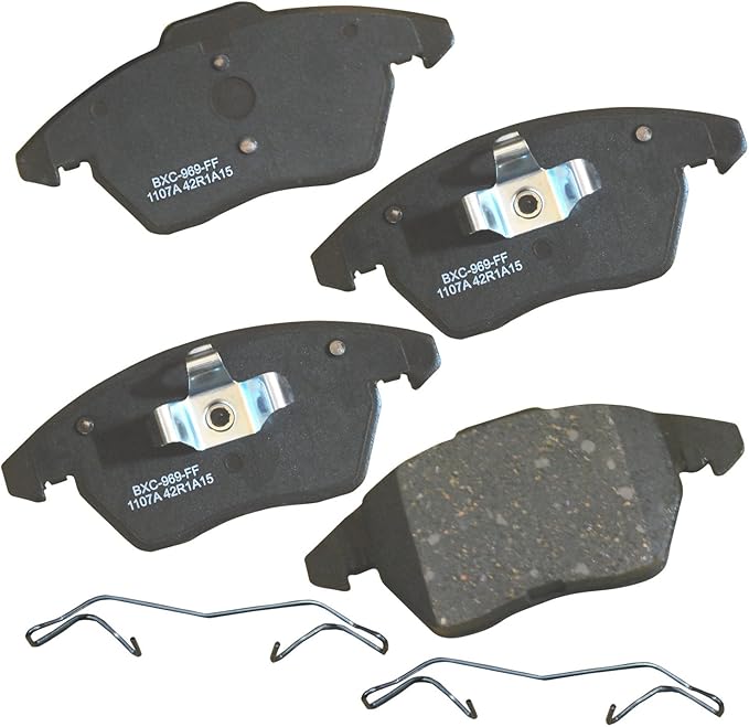 Bendix Premium SBC1107A Ceramic Brake Pads for Select Models Audi A1 Quattro,S3,TT,525i,530i,X5 308 Altea XL Ibiza,Toledo,Beetle,Golf CC,Polo,Rabbit