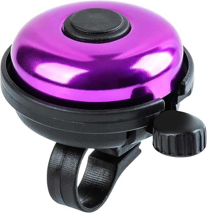 Classic Bike Bell, Aluminum Bicycle Bell, Loud Crisp Clear Sound Bicycle Bike Bell for Adults Kids