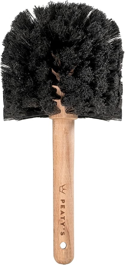Peaty’s Complete Bike Brush Set – Patented Design, Eco-Friendly & Super Durable Beech Wood Brushes for MTB, Road & Gravel Bikes – Includes Drivetrain, Chain, Cassette, Tyre & Detailing Brushes