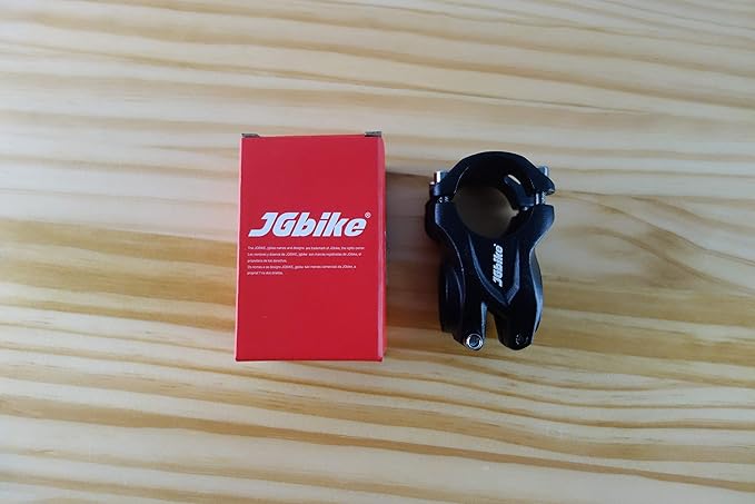JGbike 31.8mm MTB Bike stem 35mm Length, Aluminum Alloy Stem for Mountain Bike Bicycle MTB XC Trail DH,e-Bike, Fat Bike Bicycle Handlebar