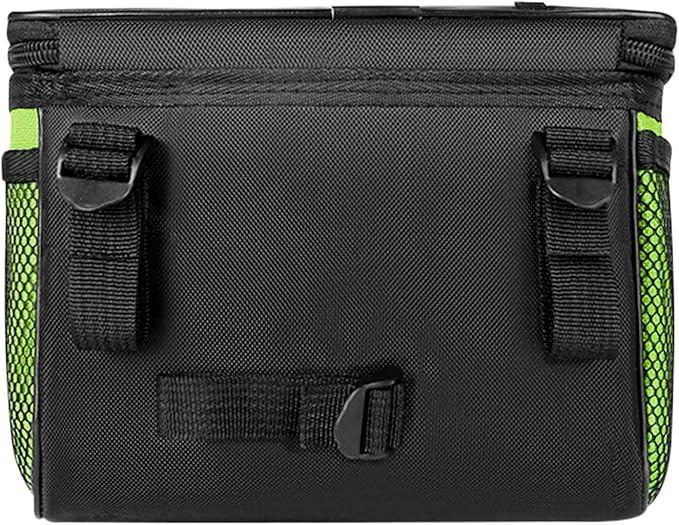 Bike Handlebar Bag Multifunctional Waterproof Mountain Bike Crossbar Front Bag Basket Bicycle Front Phone Storage Pouch Bag Professional Cycling Accessories for Outdoor Hiking Travel