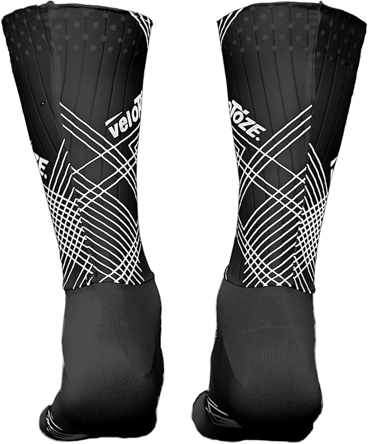 veloToze Aero Sock for Bike Racing - Advanced Aero Fabric, UCI Compliant, for Aerodynamic Advantage in Bike Races and ITT