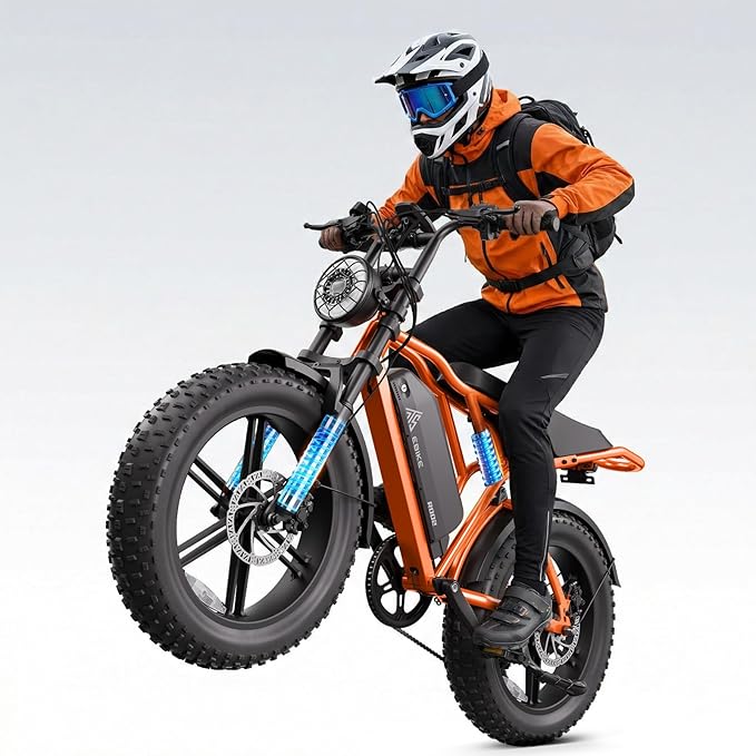 TST Electric Bike for Adults, 1500W Peak Motor, 28 MPH, 20" x 4.0" Fat Tire E-Bike, 48V 15Ah/25Ah Removable Battery, Dual Hydraulic Disc Brakes, Dual Suspension, LCD & APP, UL 2849 Certification
