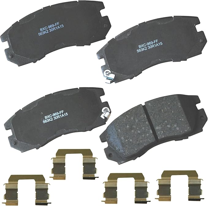 Bendix Premium SBC563K2 Ceramic Front Brake Pads for Subaru Legacy 1994-1991, Legacy 1996