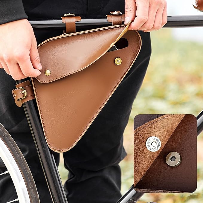 Bicycles Frame Bag Storage Pouches Bikes Front Top Tube Practical Cycling Triangular Pouches for Mountain Bikes Triangular Pouch Saddles Cycling Storage Bike