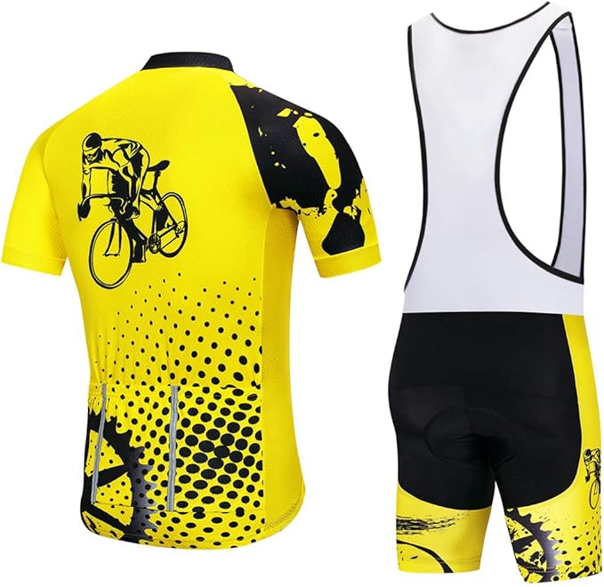 Sportswear Cycling Jerseys Short Sleeve Bike Clothing Bike top Men MTB Jersey Breathable Summer Black