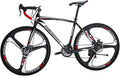 EUROBIKE Road Bike TSM XC550 Bike 21 Speed Dual Disc Brake 54CM 3-Spoke Wheels Bicycle……