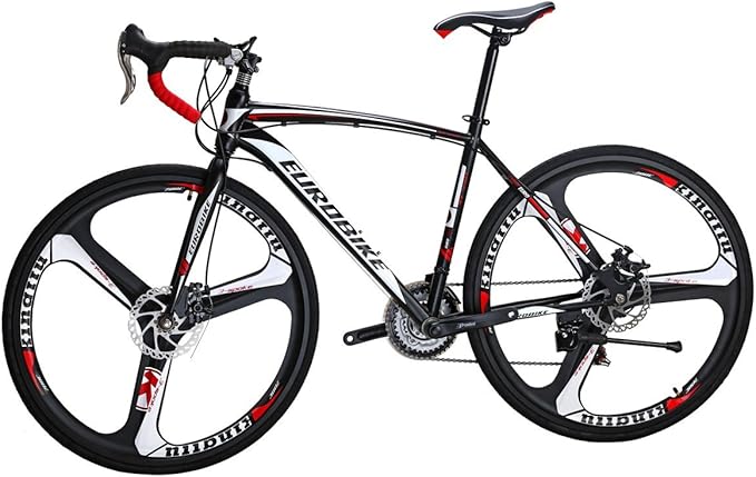 EUROBIKE Road Bike TSM XC550 Bike 21 Speed Dual Disc Brake 54CM 3-Spoke Wheels Bicycle……