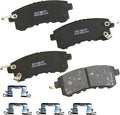Bendix Premium SBC1510 Ceramic Rear Brake Pads for INFINITI QX56 2013-2011, QX80 2024-2014, Nissan Armada 2023-2017