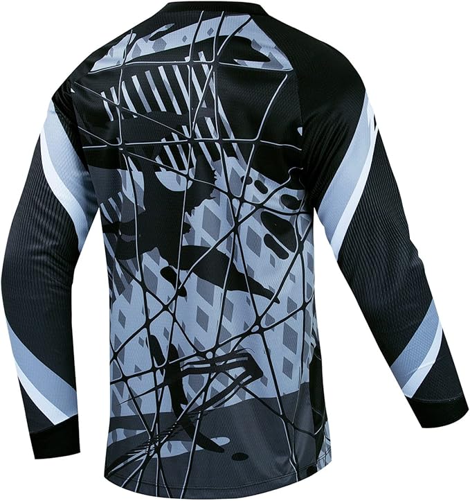 Cycling Jersey Long Sleeve Men's Mountain Bike Motocross Jersey Long Sleeve MTB T-Shirt