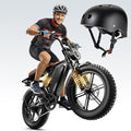 TST Electric Bike for Adults, 1500W Peak Motor 32MPH Off-Road Ebike, 48V 15AH Removable Battery, 20x4.0 Fat Tire E-Bike with Dual Suspension, APP & LCD, UL 2849 Certification