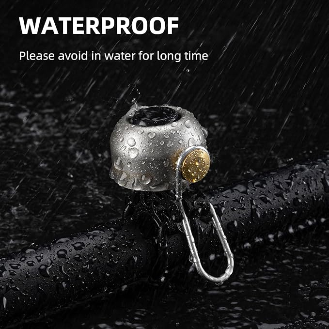 ROCKBROS Bike Bell Classic Bicycle Bell,Loud Sound 100dB Bike Bells for Adults Kids, Fit for 0.87-1.34in Bicycle Handlebars,Road Mountain Bike Accessories