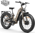 FREESKY Ranger AIR Dual Motor Electric Bike for Adults, 3500W 200NM Fast Ebike,105Miles Long Range E Bike,Full Suspension Electric Mountain Bike, 26'' Fat Tire Electric Bicycle for Man Womens Hunters