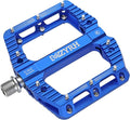 MZYRH Road/Mountain Bike Pedals MTB Pedals Bicycle Flat Pedals 3 Bearings 9/16” Aluminum Alloy Bicycle Platform Pedals for BMX MTB