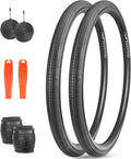 700x28C/32C Bike Tire Anti-Slip Foldable Replacement All Terrain Tire 2 Pack with Levers for Road Bike