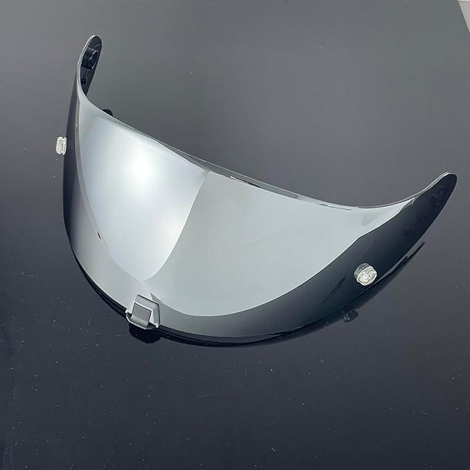 T520 Motorcycle Helmet Visor Replacement Compatible with Scorpion EXO T520/R1 Air/ST1400 UV Protection Anti-Scratch (Silver-For Day)