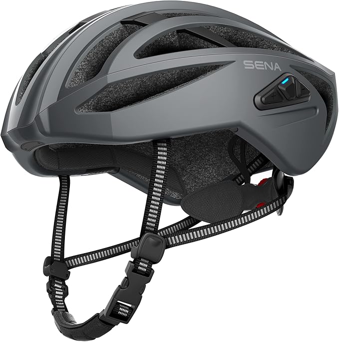 Sena R2 / R2 EVO / (Alexa Built-in) only R2X, Smart Bluetooth and Mesh Intercom Communications Road Cycling Helmet