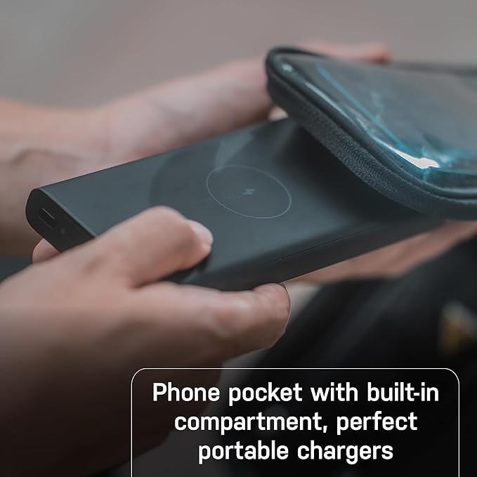 Topeak Bento Pack – 2-in-1 Top Tube Bike Bag & Touchscreen Phone Case with Dual Compartment Storage, Adjustable Straps, and Durable Nylon-TPU Construction