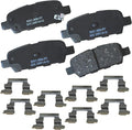 Bendix Premium SBC905 Ceramic Rear Brake Pads for Select Models INFINITI FX35,FX37,FX45,G35,M35,M37,M45,M56,Nissan 350Z,Altima,Juke,LEAF,Maxima,Murano,Qashqai,Quest,Rogue Sport,X-Trail,Renault Koleos