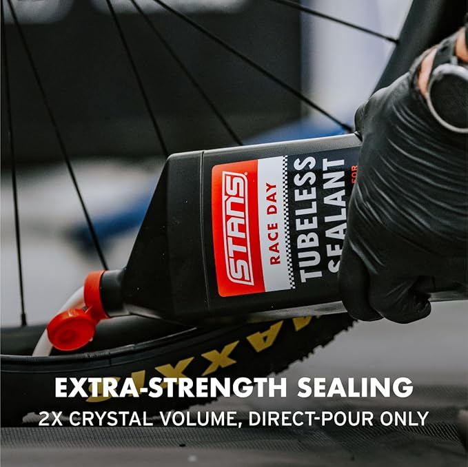 Stan's NoTubes Tire Sealant, Long Lasting Flat Prevention, Ultra Fast Sealing, up to 1/4" punctures, Proactive Tire Repair, for Mountain, Road, Gravel, Cyclocross, and Commuter Bikes