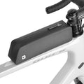 Bike Top Tube Bag Waterproof Small Top Tube Bag with Zipper Fully Waterproof and Stable Bicycle Frame Bag Professional Cycling Accessories for Mountain Road Bike Black