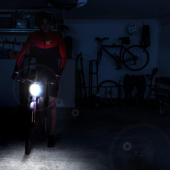 Apace Illuma ZT3000 USB Rechargeable Front Bike Light with 200 Lumens Light for Optimal Visibility on Bike
