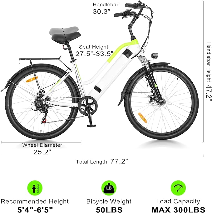 ZNH Electric Bike for Adults and Teens,14" Foldable Electric Bike with 1000W Peak Motor Up to 23 MPH, Electric Mini Bike with 48V 13Ah Removable Battery 28-50 Miles PAS Range, UL 2849 Certified