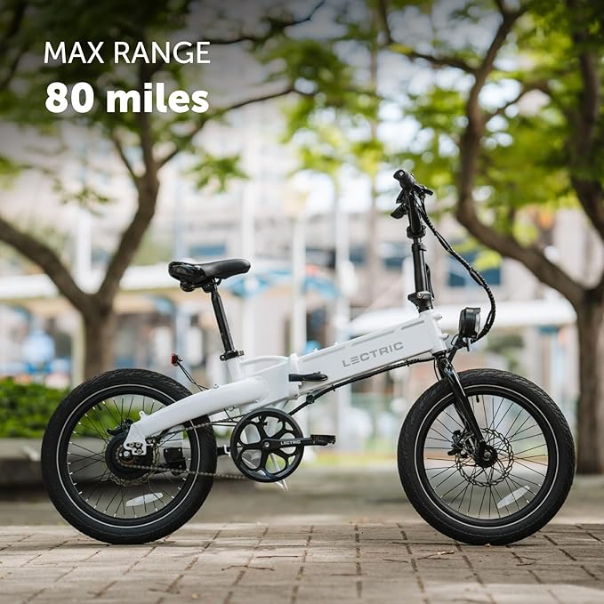 LECTRIC XP™ Lite 2.0 Electric Bike | Adult Folding Bikes - Weighs Only 49lbs | 45 Mile Range w/ 5 Pedal-Assist Levels | 20mph Top Speed - Class 1 and 2 eBike