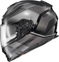 ScorpionEXO Ryzer Full Face Motorcycle Helmet with Pinlock Ready Shield with Integrated Speaker Pockets DOT ECE Approved Edge (Dark Grey - X-Large)
