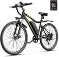 Heybike YM1 Electric Bike for Adults, 1200W Peak Brushless Motor, up to 50Miles, 28mph Max Speed Electric Mountain Bike, 480WH Removable Battery Ebike, 27.5'' Tires, 7-Speed and Front Suspension