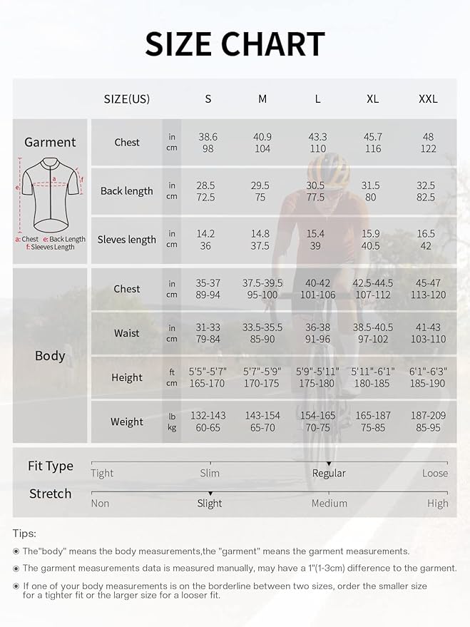 ARSUXEO Men's Short Sleeves Cycling Jersey Bicycle Biking Bike Shirt 636