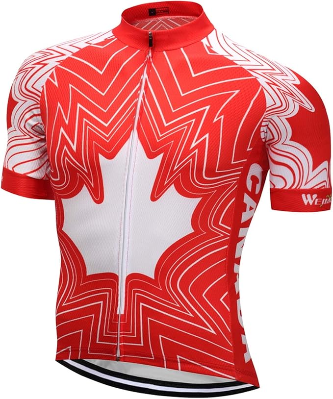 Cycling Jerseys Men Bicycle Short Sleeve Summer Shirt Bike Biking Tops Riding Clothing Flag