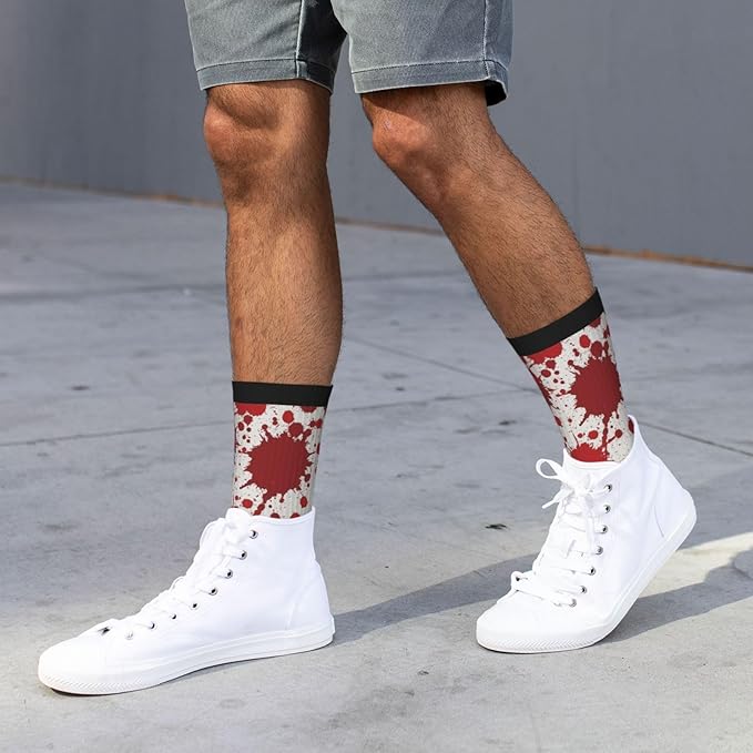 Crew Athletic Socks Funny Crazy Casual Sports Novelty Dress Socks for Women Men Running Hiking